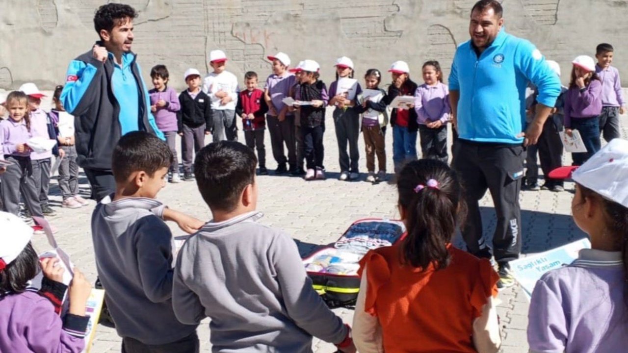 Ozan Köyü’nde çocuklara sağlıklı yaşam eğitimi