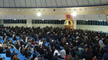 Regaip Kandili dolayısıyla Terzibaba Camii’nde kandil programı düzenlendi