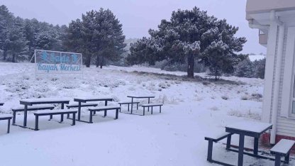 Salda’ya mevsimin ilk karı yağdı