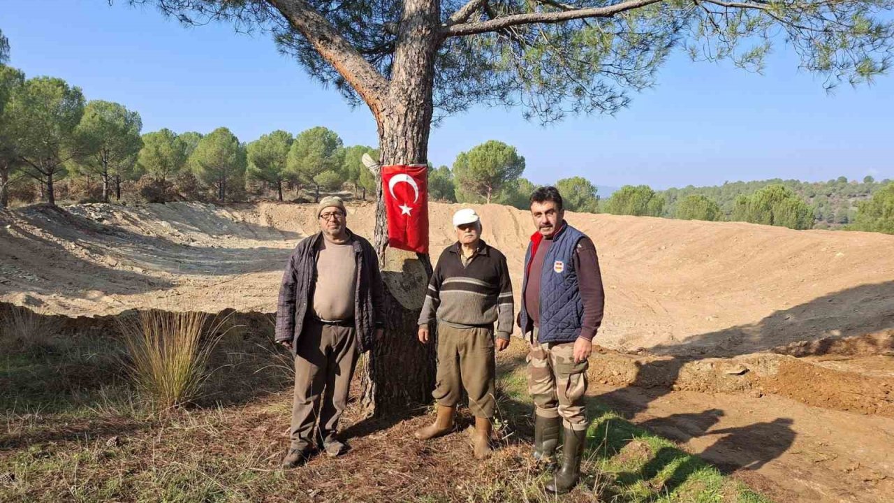 Salihli Kurttutan’da hayvanlar ve yangın için HİS göleti