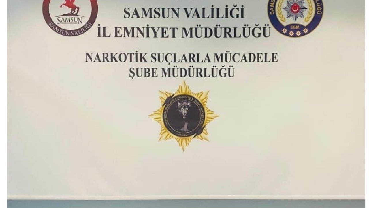 Samsun’da narkotik operasyonu: 5 gözaltı