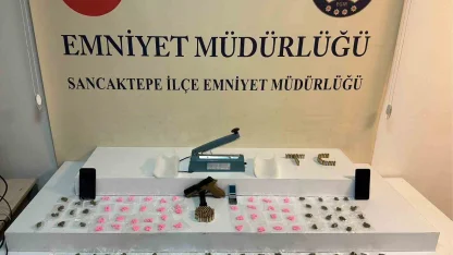 Sancaktepe’de düzenlenen operasyonda çok sayıda uyuşturucu madde ele geçirildi
