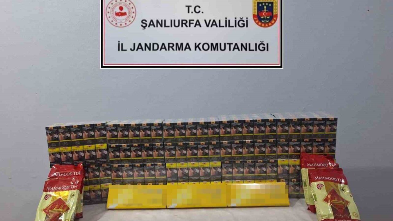 Şanlıurfa’da 5 bin paket kaçak sigara ele geçirildi