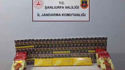 Şanlıurfa’da 5 bin paket kaçak sigara ele geçirildi