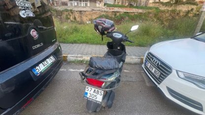 Sinop’ta devrilen motosiklette sürücü yaralandı