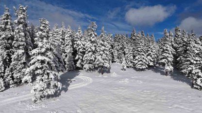 Sinop’tan kar manzaraları