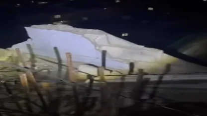 Şırnak’ta 7 katlı apartmana yıldırım düştü