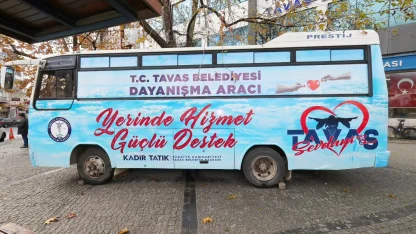 Tavas Belediyesi dayanışma aracı hizmete başladı