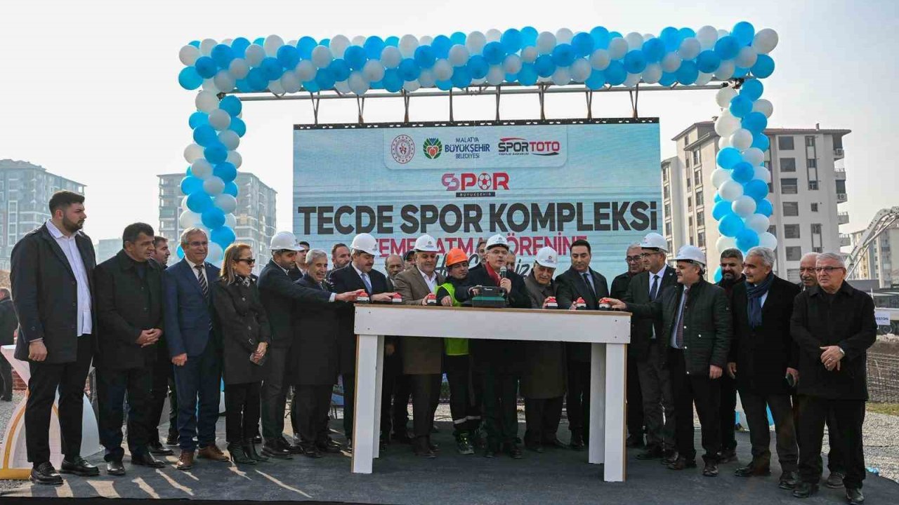 Tecde Spor Kompleksi’nin temeli atıldı