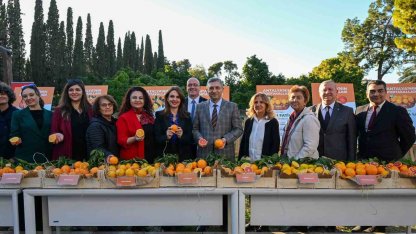 Tescillenip dünya pazarında yerini alan Antalya portakalları tanıtıldı