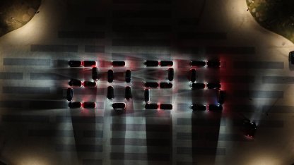 Togg’larla 2026’ya özel koreografi gösterisi