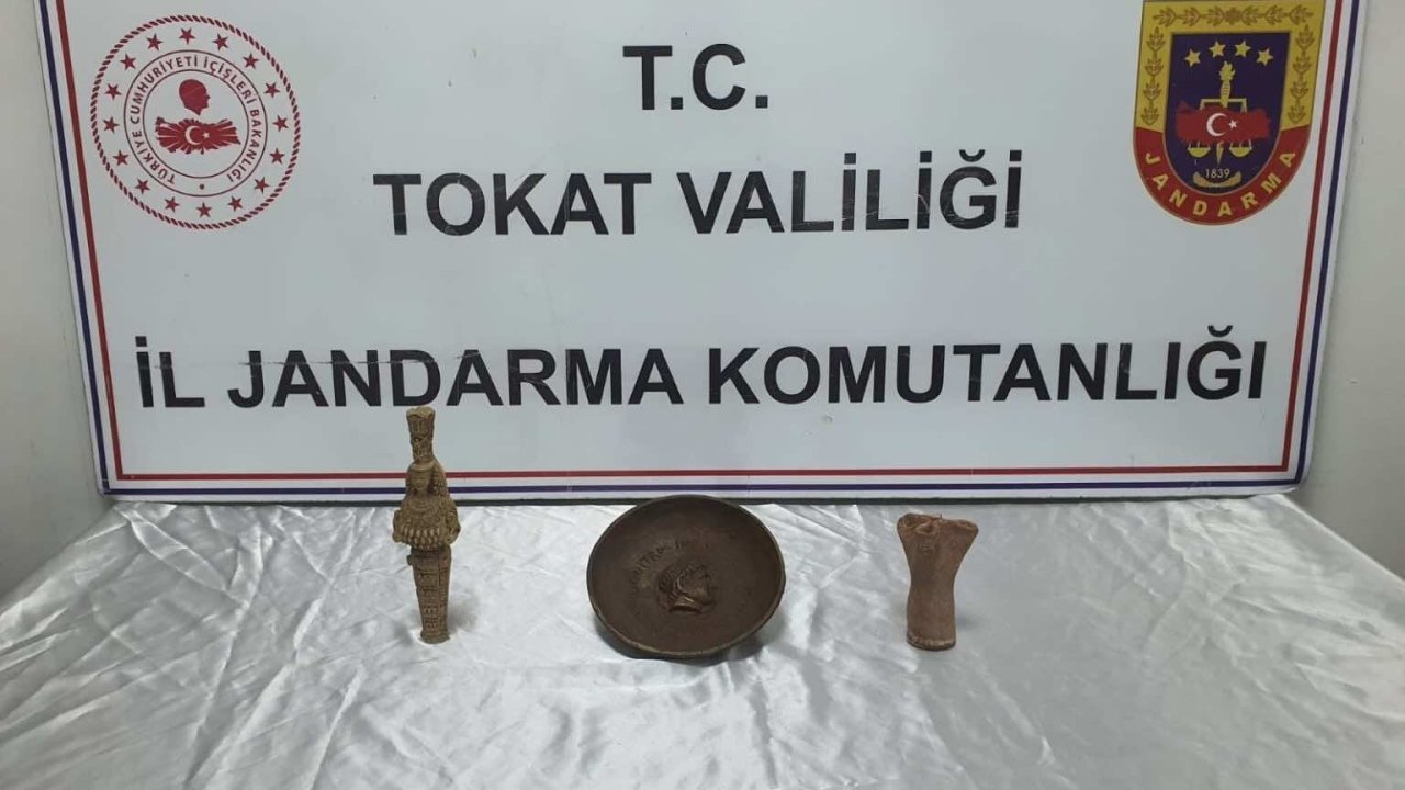 Tokat’ta jandarmadan tarihi miras operasyonu
