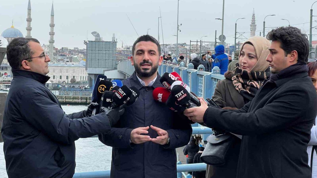 TÜGVA Başkanı Beşinci’den vatandaşlara "Gazze için Galata Köprüsü’nde buluşalım" çağrısı
