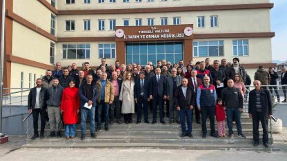 Tunceli’de arıcılara yönelik bakım ve hastalıklarla mücadele eğitimi