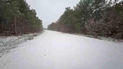 Türkmendağı etekleri beyaza büründü