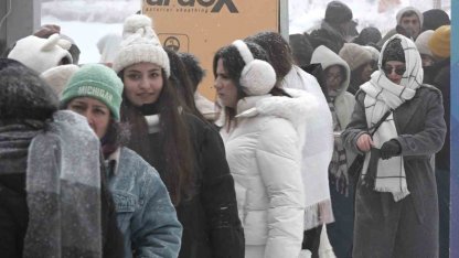 Uludağ’a yoğun kar yağdı, pistler doldu taştı