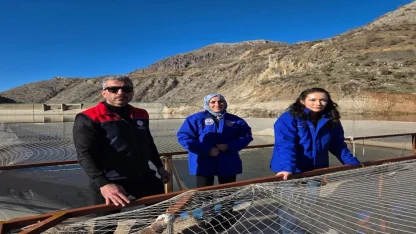 Uludere’de alabalık üretim tesislerine denetim