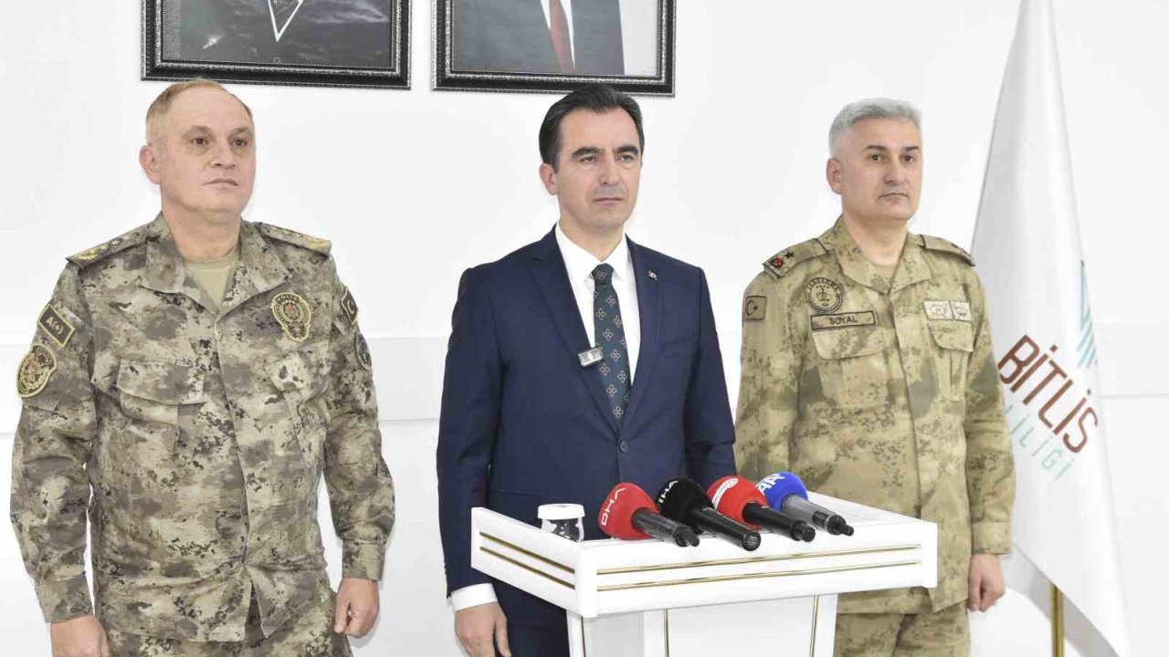 Vali Karakaya, 2025 yılında Bitlis’te yaşanan asayiş olaylarını değerlendirildi
