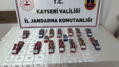 Yol kontrolünde 930 paket kaçak sigara ele geçirildi