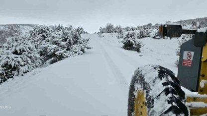 Yozgat’ta kar yağışı sonrası ekipler harekete geçti