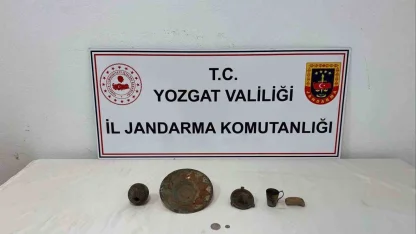 Yozgat’ta tarihi objeler yakalandı