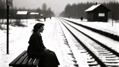 ZAMAN TÜKENENE KADAR İSTASYONDA BEKLEYEN KADIN