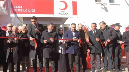Zara’da Türk Kızılay hizmet binası törenle açıldı
