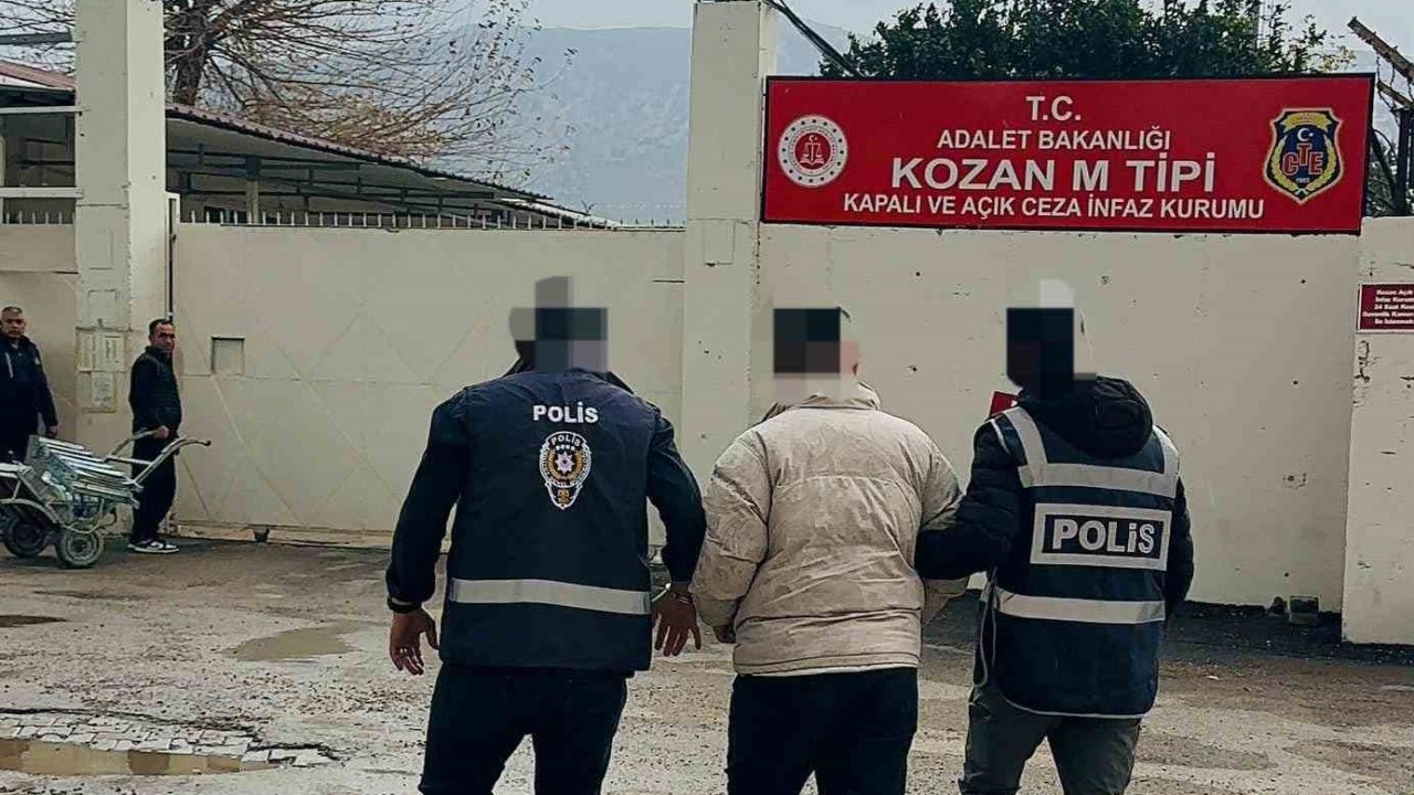 Adana’da 42 dolandırıcılığa karışıp 27 yıl ceza alan hükümlü yakalandı