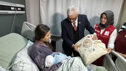 Adana’da yeni yılın ilk bebeği ‘Atlas’ oldu