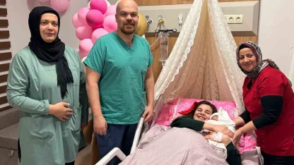 Adıyaman’da 2026 yılınının ilk bebeği "Rüya" oldu