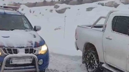 Adıyaman’da dağda mahsur kalan iki çoban ve 800 küçükbaş hayvan kurtarıldı