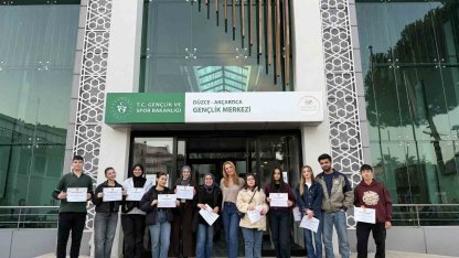 Akçakoca Gençlik Merkezi’nde diksiyon atölyesi tamamlandı