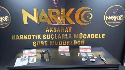 Aksaray NSM’den narkotik operasyonu: 8 tutuklama