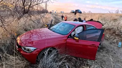 Aksaray’da otomobil şarampole düştü: 3 yaralı