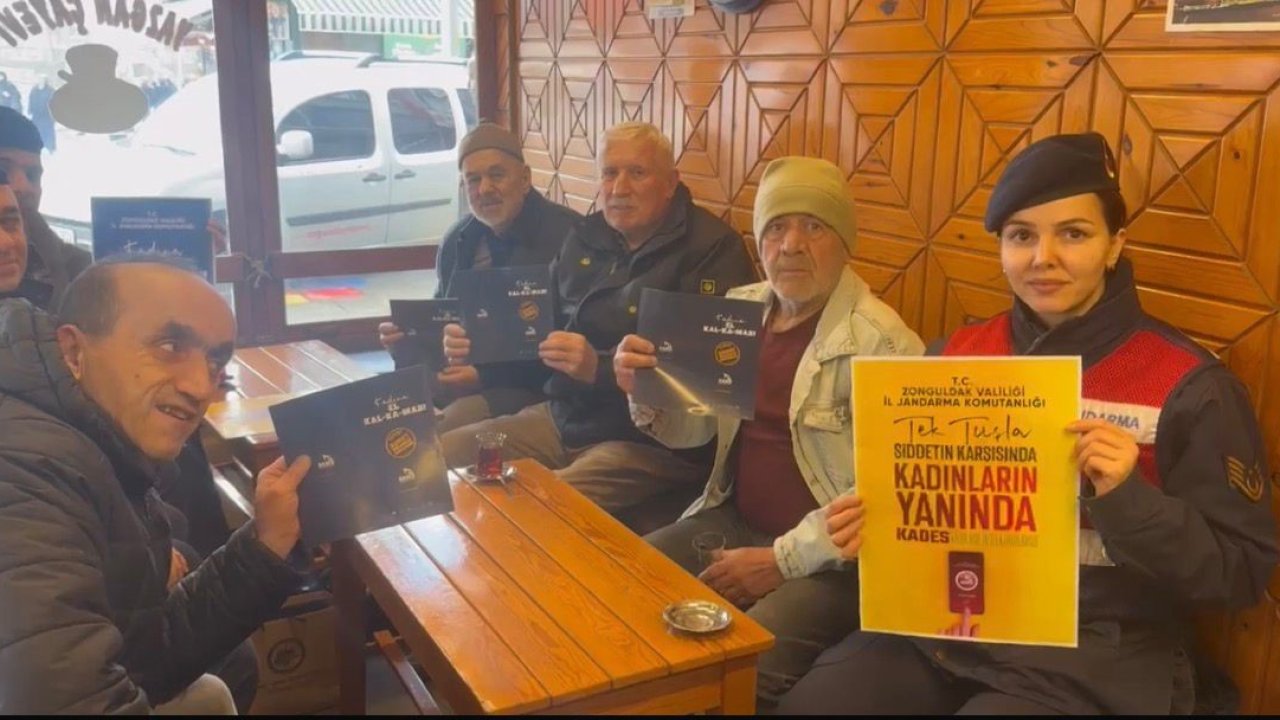 Alaplı’da jandarmadan kadına şiddete karşı tek dokunuş