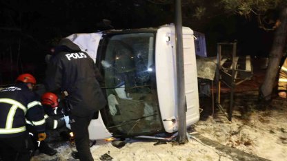 Alkollü sürücüye, sürücü olduğunu polisler hatırlattı