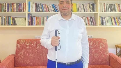 Altı Nokta Körler Derneği Aydın Şube Başkanı Özen: "Beyaz baston özgürlüktür"