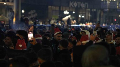 Ankara’da yeni yıl coşkuyla karşılandı