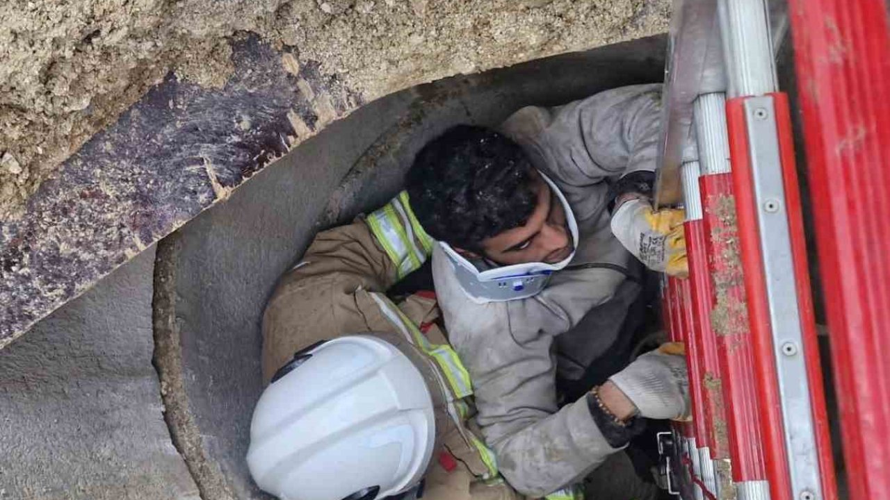 Antakya’da kuyuya düşen vatandaş yaralandı