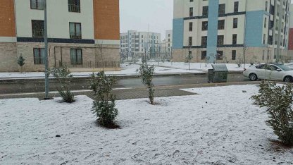 Araban’daki kar yağışı kuraklık korkusunu sonlandırdı, çiftçinin yüzünü güldürdü