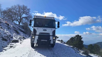 Aydın Büyükşehir Belediyesi’nden Paşa Yaylası’nda tuzlama çalışması