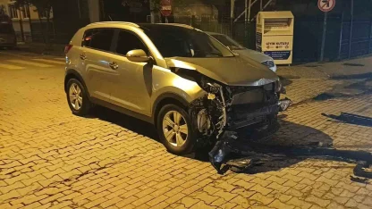 Aydın’da trafik kazası ucuz atlatıldı