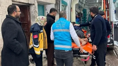 Babanın görüntüleri ekipleri harekete geçirdi