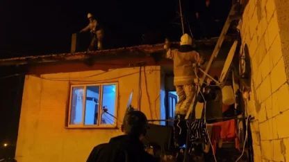 Baca yangını mahalleliyi sokağa döktü