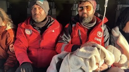 Bahçesaray’da iki hasta helikopterle Van’a sevk edildi