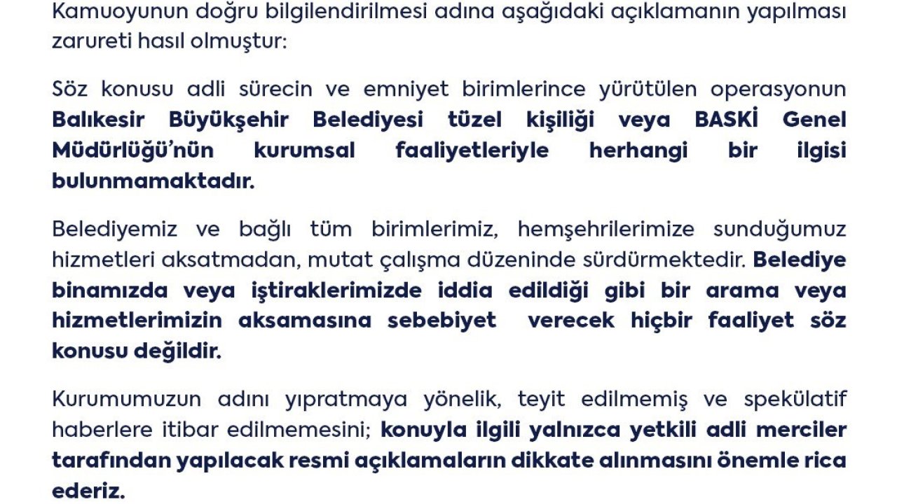 Balıkesir’de imar yolsuzluğu iddiası: 4 gözaltı