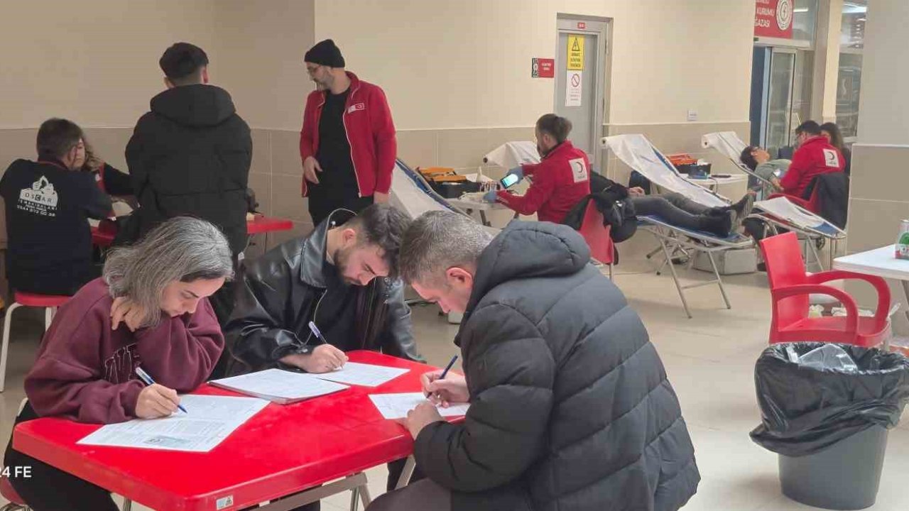 Bartın’da 2 günde 52 ünite kan bağışı yapıldı