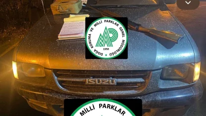 Bartın’da kaçak avcılar dron kameralarına yakalandı