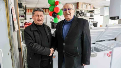 Başkan Arslan Çameli esnafı ile bir araya geldi