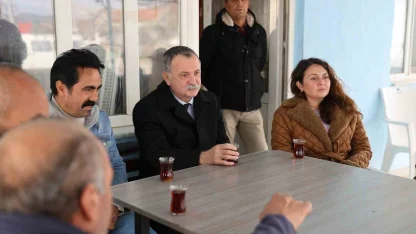 Başkan Balaban Karaveliler’de vatandaşı dinledi